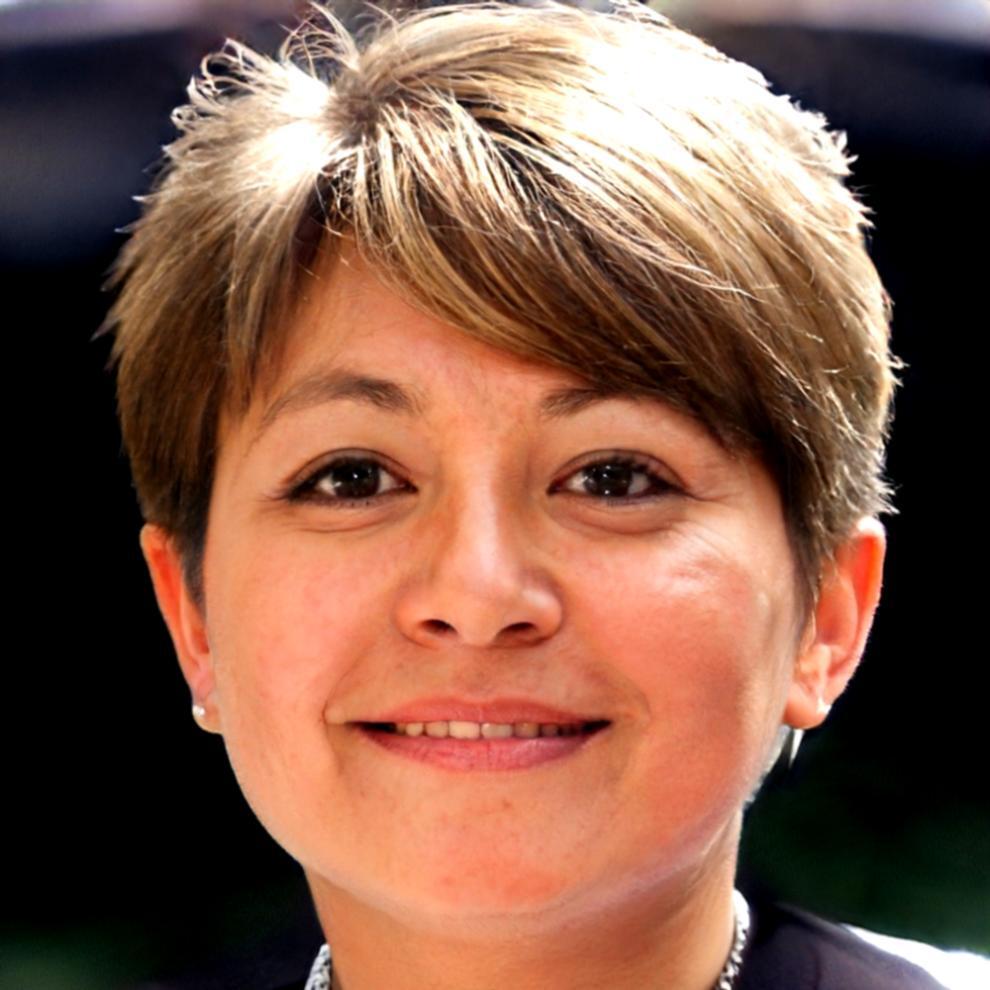 Teilnehmerin Sarah M. beim Lernen